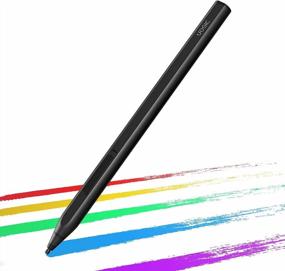 img 4 attached to Uogic Pen for Microsoft Surface: Slim, Lightweight, 4096 Pressure Sensitivity, Tilt & Palm Rejection, Quick Charge, Flex & Soft HB Tip - Compatible with Surface Pro/Go/Book/Studio/Laptop