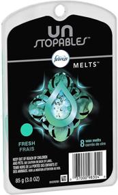 img 1 attached to 🕯️ Febreze Unstopables Premium Wax Melts: Fresh Scent - 8 Count, 3 oz (85g) - Pack of 3 Packages