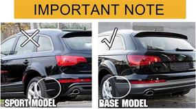 img 2 attached to 🚘 Audi Q7 2007-2015 Mud Flaps Set of 4 - Front & Rear Side Splash Guards Mudguard Fender Flares, Sport Utility Compatible