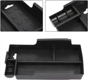 img 4 attached to Black Auto Center Console Insert Organizer Tray For Toyota Camry 2012-2017 - Improved SEO For OCPTY