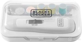 img 2 attached to BLACK+DECKER Electric Nail Trimmer: Safe & Fast for Whole Family, Trim & Polish Nails, Quiet Operation + LED Light