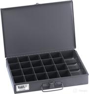 klein tools 54440 mid-size tool storage box with small parts organizer and 21 compartments logo