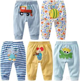 img 4 attached to Monvecle Newborn Toddler Cotton Cartoon Apparel & Accessories Baby Girls ~ Clothing