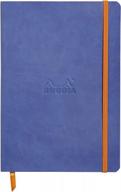 rhodia rhodiarama softcover notebook - 80 dots sheets - 6 x 8 1/4 - sapphire cover logo