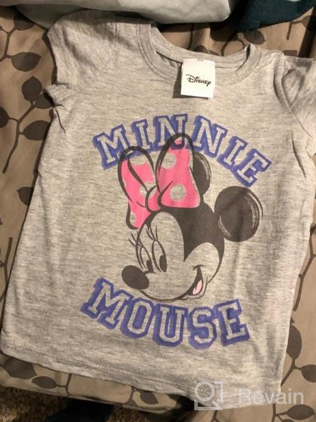 img 1 attached to 🐭 Adorable and Stylish: Disney Girls' Minnie Mouse Short Sleeve T-Shirt review by Doug Taylor