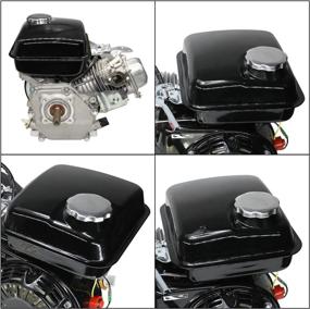 img 2 attached to YOXUFA 0.81 Gallons Gas Fuel Tank: Perfect Fit for Hemi Non Predator 212cc GX160 Coleman CT200U 🏍️ Trail BT200x KT196 Baja Warrior Heat MASSIMO MB165 MB200 196cc 6.5hp Mini Bike Hammerhead 80t Go Kart Small Engine