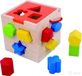 img 4 attached to 🧩 Fat Brain Toys Shape Sorter Baby Toy Set: Convenient & Portable Gift for Babies