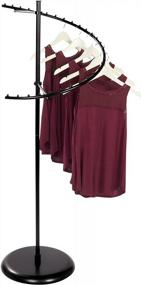 img 1 attached to Black 29-Ball Spiral Clothing Rack By SSWBasics