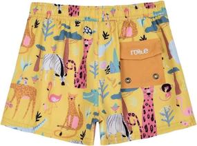 img 3 attached to Nonwe Shorts Drawsting Printed Pattern Boys' Clothing : Swim