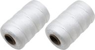 🔗 elitexion twine mason line #18 x 500ft: high-quality nylon twine for diy, crafts, fishing, camping & more (pack of 2) logo