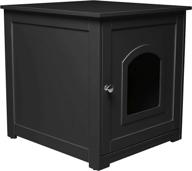 🐱 zoovilla kitty litter loo: stylish hidden litter box cabinet with arched doorways logo