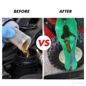 img 1 attached to 🛢️ MOTOQUEEN Flexi-Drain Oil Funnel Tool - Foldable Draining Tool for Car, Truck, Motorcycle - Reusable with Free Oil Filter - Efficient Oil Discharge - 14.6 x 6.7 inches