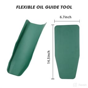 img 3 attached to 🛢️ MOTOQUEEN Flexi-Drain Oil Funnel Tool - Foldable Draining Tool for Car, Truck, Motorcycle - Reusable with Free Oil Filter - Efficient Oil Discharge - 14.6 x 6.7 inches