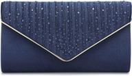 sparkling satin rhinestone clutch: the perfect accessory for formal occasions and weddings logo
