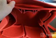 img 1 attached to LV Speedy 25 30 35 40 Purse Organizer Insert - Luxury Liner Shaper Divider By AlgorithmBags (Red, Size 30) review by David Forleo