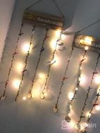 img 1 attached to 🎨 Hanging Artwork Display for Kids: Look What I Made Sign with 20 Clips and Remote Fairy Lights review by Troy Henkhaus