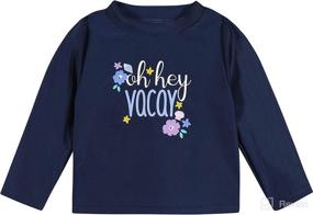 img 3 attached to Gerber Toddler Sleeved Rashguard Bathing Apparel & Accessories Baby Boys best - Clothing