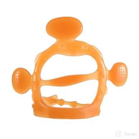 img 4 attached to Sweet Lion Nano Silicone Hand Teether: Wearable and Adjustable for Babies and Toddlers (0-12 M), Pack of 1