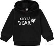 mini boss hoodie outfits - unisex baby boy and girl sweatshirt with pocket, casual tops for fall/winter - outdoor toddler clothes 1-5t логотип