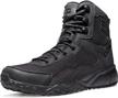 cqr men's tactical boots: lightweight 6 inch combat & edc outdoor work boot logo