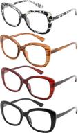 eyekepper 4-pack stylish oversized readers for women logo