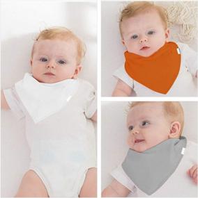 img 1 attached to Baby Bibs 8 Pack Baby Bandana Drool Bibs Soft And Breathable For Boys And Girls By Yoofoss