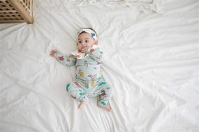 img 1 attached to AVAUMA Pajama Toddler Sleepwear GomGom_Ivory Apparel & Accessories Baby Boys via Clothing