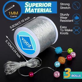 img 2 attached to 1Mm Elastic Bracelet String By YGDZ - 100M Stretchy Beading Thread For Jewelry Making And Bracelets
