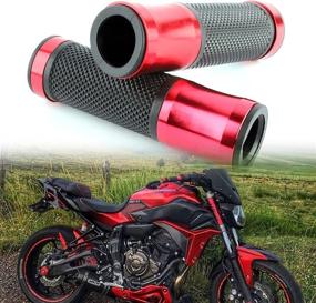 img 3 attached to 🏍️ Enhanced Motorcycle Hand Grips Rubber Handlebar: Perfect Fit for 7/8 22mm Kawasaki Z1000 Yamaha MT09