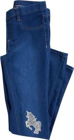 img 3 attached to 👖 Stretchable Leggings for Girls: DELiAs Girls Jeggings at Leggings