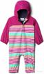 columbia critter jitters fuchsia stripe apparel & accessories baby boys logo