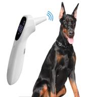 non-contact pet thermometer - fast, comfortable & accurate measurement in 1 second | ideal ear thermometer for dogs, vet care & other animals logo