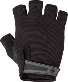 img 4 attached to StretchBack Mesh And Leather Palm Weightlifting Gloves With Harbinger Power For Non-Wristwrap Workout