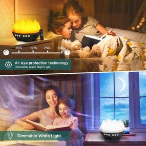 img 1 attached to Northern Lights Aurora Projector, Aurora Borealis Light Projector, Galaxy 360 Pro Projector With Bluetooth Speaker And White Noise, Galaxy Light Projector For Bedroom, Kids, Adults, Holiday Gift
