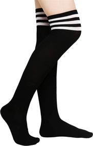 img 1 attached to Stay Cozy And Stylish With Aneco 6 Pairs Of Over Knee Thigh Socks For Women - Ideal For Daily Wear And Cosplay!