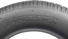 img 1 attached to MASSFX SL2055010(X2) 4 PLY Golf Cart Turf Tires 205/50-10, Set Of Two (2)Tires
