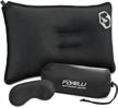 rest easy while camping with foxelli self-inflating pillow – ultralight and compressible! logo