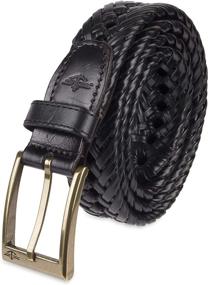 img 4 attached to Dockers Mens Laced Braid Metal Men's Accessories best for Belts