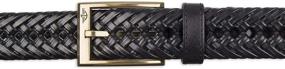 img 3 attached to Dockers Mens Laced Braid Metal Men's Accessories best for Belts