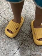 img 1 attached to 👟 Breathable Boys' Sandals with Anti-Slip, Non-Collision Slippers Technology review by Vinay Mickel