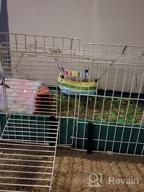 img 1 attached to Guinea Pig Hideout,HOMEYA Small Animal Hammock House Cuddle Hanging Sleeping Bed Toys Winter Warm Cage Accessories For Sugar Glider,Chinchilla,Hamster,Rat,Bunny,Squirrel,Gerbil Birthday Gift review by Darrell Sharp