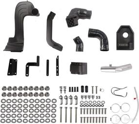 img 4 attached to 🚙 BoardRoad Snorkel Kit: Low/High Air Intake System for Jeep Wrangler JK 3.0L/3.6L/3.8L Engines (2007-2017)