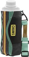chums fjord bottle elastic sling bag – adjustable nylon and polyester tactical tote for water bottles and flasks logo