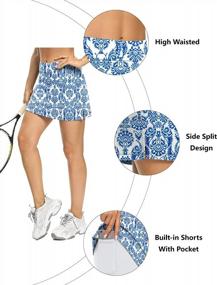 img 2 attached to Stay Active & Stylish With LouKeith Women'S Tennis Skirts - Ideal For Golf, Workouts, Running And More!