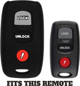 img 1 attached to KeyGuardz Keyless Entry Remote Автомобильный брелок Внешний чехол резиновый защитный чехол для Mazda 3 6 MPV Protégé