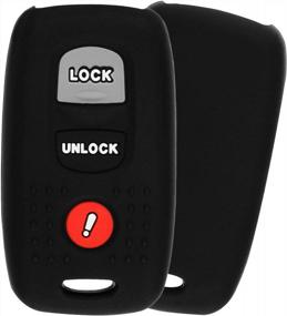 img 2 attached to KeyGuardz Keyless Entry Remote Автомобильный брелок Внешний чехол резиновый защитный чехол для Mazda 3 6 MPV Protégé