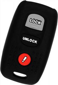 img 3 attached to KeyGuardz Keyless Entry Remote Автомобильный брелок Внешний чехол резиновый защитный чехол для Mazda 3 6 MPV Protégé