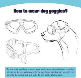 img 3 attached to 2PCS Dog Goggles Sunglasses Waterproof