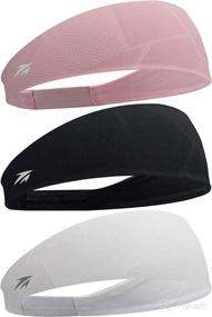 img 4 attached to 🧢 Zollen Headbands: Keep Moisture Out During Sports Activities