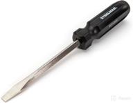 🔧 premium quality 3/8 x 6-inch slotted screwdriver by steelman: long-lasting, enhanced with heat-treated alloy steel blade логотип